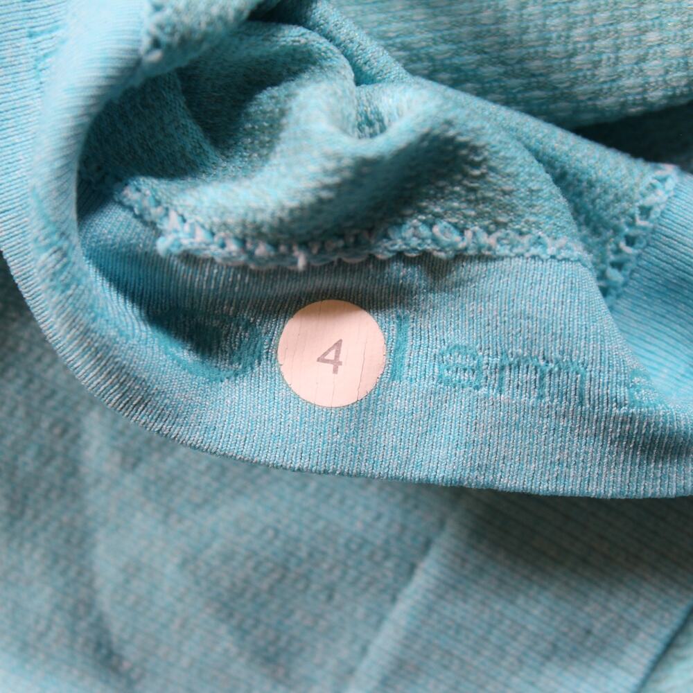 Lululemon Run Swiftly Tech Tee Women's 4 Teal Sho… - image 3